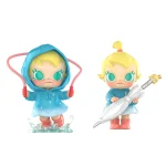 POP MART Baby Molly Funny Raining Day 100% Figurine Set
