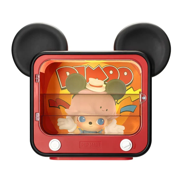 POP MART DIMOO WORLD x DISNEY Series TV Set Luminous Display Box Container