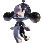 POP MART MEGA α SKULLPANDA 1000% Between Light and Dark