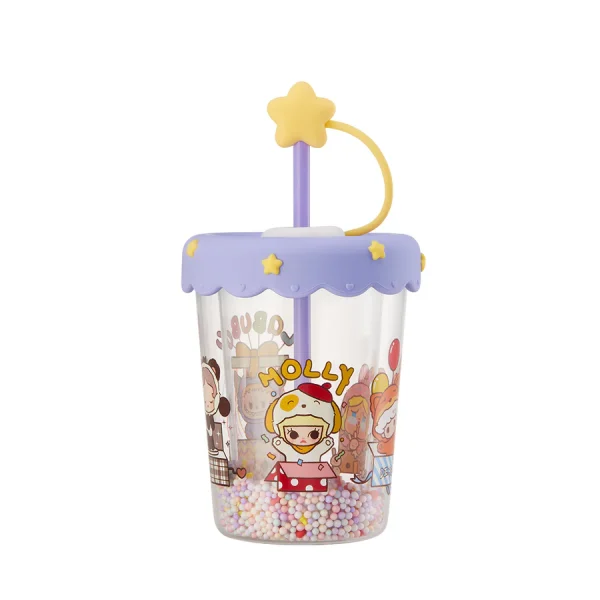 POP MART POP BEAN Pajama Party Series Straw Cup