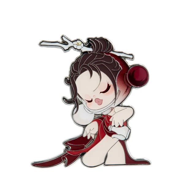POP MART SKULLPANDA The Ink Plum Blossom Series Enamel Pin Badge Blind Box