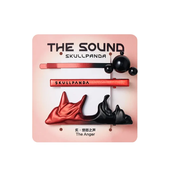 POP MART SKULLPANDA The Sound Series Hair Clips Blind Box