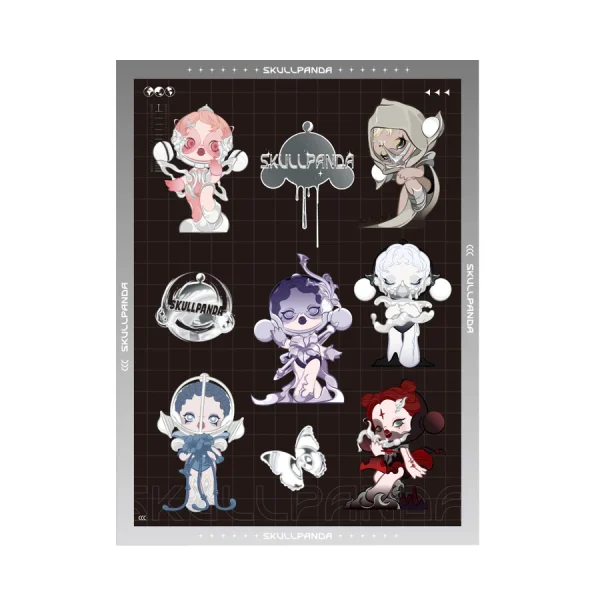 POP MART SKULLPANDA The Sound Series Stickers